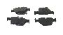 View Disc Brake Pad Retaining Clip. Disc Brake Pad Set. Pad Kit Disk Brake (Rear). Full-Sized Product Image 1 of 2